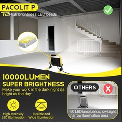 10000LM LED Work Light Portable 5FT Cord IP66 Waterproof Flood Light Outdoor New