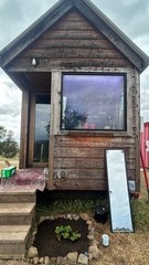 Vintage tiny home on wheels
