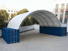40’x40’x15′ Tarpaulin Tent Warehouse Shed 800sq.ft. Shipping Container Shelter