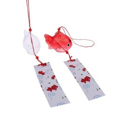 Wind Chime Chimes Japanese Glass s Style Goldfish Garden Hanging Decor