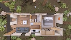 Tiny House KIT, SIP-MOD by Apex SIPs Made with Structural Insulated Panels