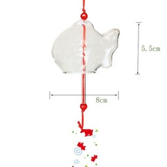 Wind Chime Chimes Japanese Glass s Style Goldfish Garden Hanging Decor
