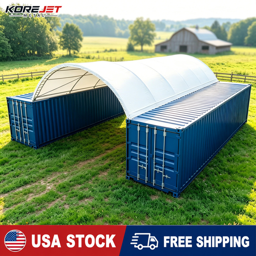 40x20x6.5FT Single Truss Heavy Duty PVC Fabric Container Shelter Canopy Building