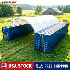 40x20x6.5FT Single Truss Heavy Duty PVC Fabric Container Shelter Canopy Building