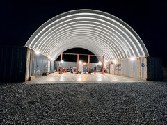 42x40x15 DuroSPAN Steel Building Shipping Container Roof Kit Factory DiRECT