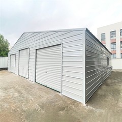 39’x39’x15′ Metal Barn Heavy Duty Steel Building w/ 3 Rolling Doors Storage Shed