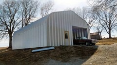 25x24x13 Engineered Steel Building Kit | DuroSPAN Clear-Span Arch System w/ Ends