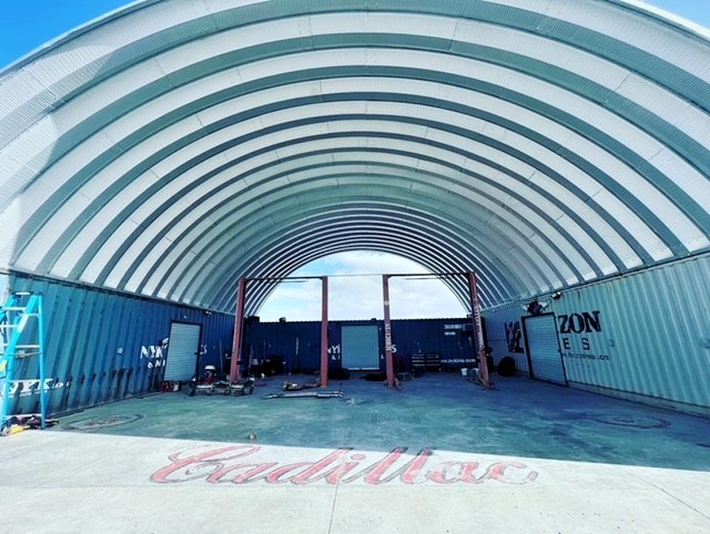 56x40x16 DuroSPAN Steel Building Conex Container Box DIY Roof Kit Factory DiRECT