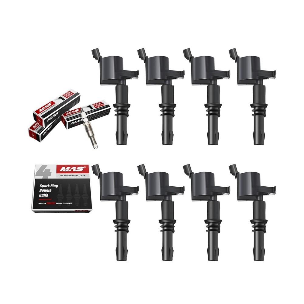 MAS 8 Ignition Coil Pack and Iridium Spark Plug Set 2005-2008 Compa… Fast Ship