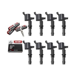 MAS 8 Ignition Coil Pack and Iridium Spark Plug Set 2005-2008 Compa… Fast Ship
