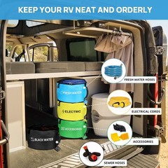 RV Hose Storage Bag of 4 Pack, Camper 18 x 10 Inches, All Bags Set- 4