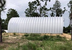 32x50x17 DuroSPAN Steel Building Quonest Home Homested Open Ends DIY Off Grid