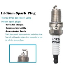 UF591 Ignition Coil Pack 22448ED800 and Iridium Spark Plug Set of 4 Fit for N…