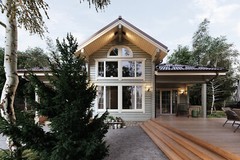 PREFAB LOG CABIN HOME KIT NATURAL WOOD 219 m² / 2357.3 ft – DISCOUNT CARD 3% off