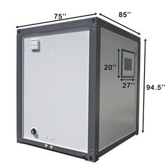 Bastone Private Toilet Stalls w/ Sink &Showers Mobile Toilet Portable Restrooms