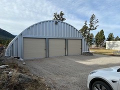 Q50x100x17 Steel Quonset Building Kit | 22 Ga | DuroSPAN | with Ends