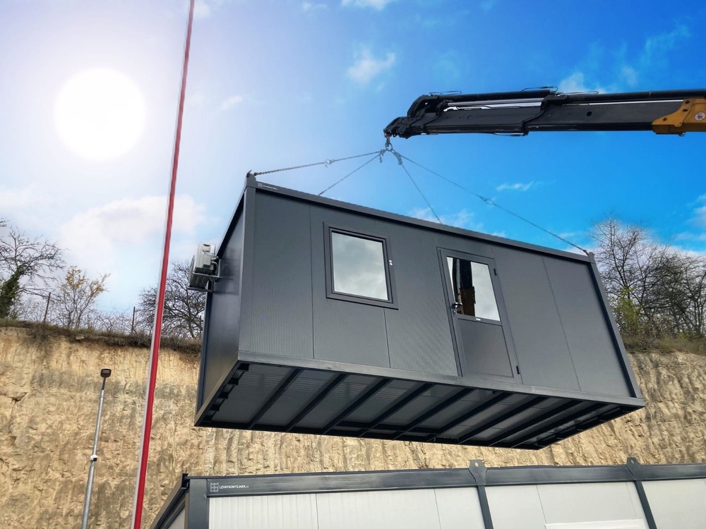20ft Tiny House Container Cabin Prefab Modular Home Garden Office EU