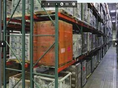 (10) BAYS OF TEAR DROP PALLET RACK 42″x96″x16′ Bolted Teardrop Racking NEW