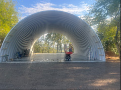 40x80x18 Duro Steel DIY Off Grid Quonset Hut Building Open Ends Factory DiRECT