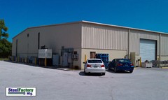 Steel Factory 50x100x12 Engineered Prefab Warehouse Metal Storage Building