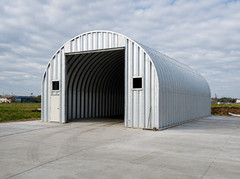 25x30x14 DuroSPAN Steel Arch Clear Span Building Kit Workshop End Walls included