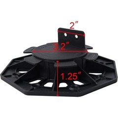 Adjustable Plastic Wood Floor Keels Easy Install Anti-Corrosion Outdoor Use