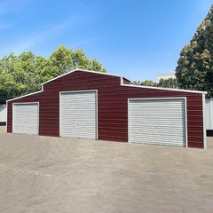 42 x 30 x 13ft Heavy-Duty Metal Garage Barn Storage Shed 1260 sq.ft Building