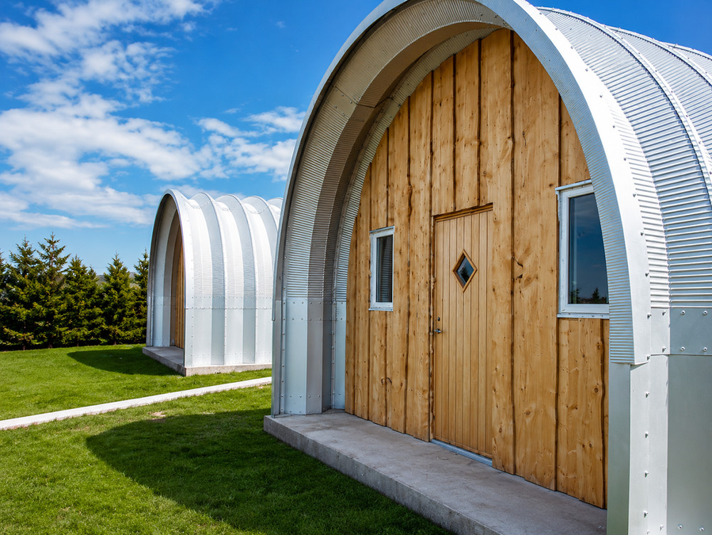 16x20x12 Duro SPAN Steel Arch Off Grid Tiny Home Homestead Cabin Open Ends DIY