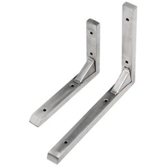6″-22″ Stainless Steel L Shaped Angle Bracket Corner Brace Supports 1 Pcs