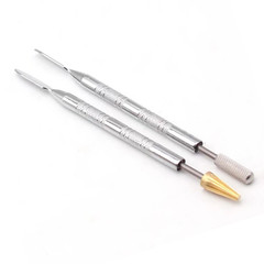 Dual Head Leather Edge Dye Pen Applicator Speedy Paint Roller DIY Craft Tool