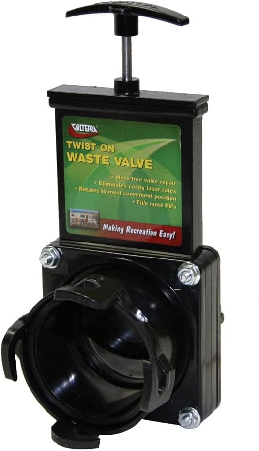 Valterra T58 Twist-On Waste Valve, Mess-Free Valve for RV’s, Campers,…