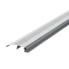 M-D Building 3-1/2 in. x 3/4 in. x 36 in. Silver Aluminum and Vinyl Low-Profile
