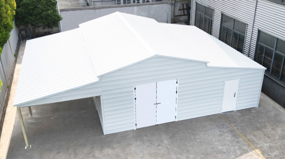 42′ x 30’x 13′ Metal Car Garage/Outdoor Storage Shed/Heavy Duty Galvanized Steel