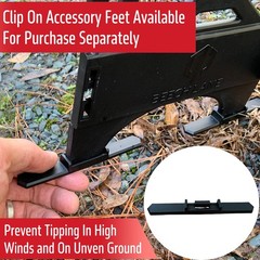 Beech Lane 20 Foot RV Sewer Hose Support, Patented Nesting 20 FT, Black