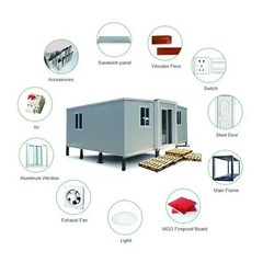 Factory Direct Sales Shipping Container Homes Anti Rust Expandable Modular House