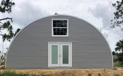 32x50x17 DuroSPAN Steel Building Quonest Home Homested Open Ends DIY Off Grid