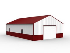 51x31x18 Metal Garage Barn Shed w/Electric Roller Shutter Door Carport 1581Sq.ft