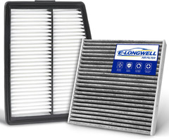 Cabin & Engine Air Filter Kit for 2021-2026 Santa Fe 1.6L, 2022-2026 Tucson 1.6L
