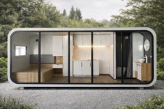 Fully Assembled Modern Prefab Tiny Home ADU Studio 138 Sq Ft Backyard House