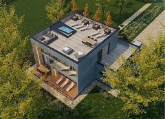 2690 SQ.FT ECO SOLID TIMBER AIRTIGHT PANEL HOUSE KIT. MASS WOOD CLT HOME, PREFAB