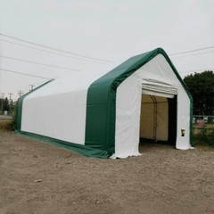 W20xL33xH16 Heavy Duty Storage Shelter Double Truss 22oz PVC Canvas Barn Storage