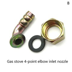 1pc Brass Hose Fitting 11mm 19mm Gas Cooker Universal Joint Hose Connection