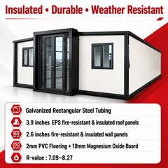 20x19FT Modern Luxury Mobile Expandable Prefab Container Tiny House Korejetmetal