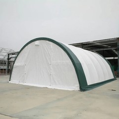 30’x40’x15′ Single Truss Storage Shelter 18oz PVC Fabric Hoop Building