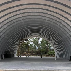 32x50x17 DuroSPAN Steel Building Quonest Home Homested Open Ends DIY Off Grid