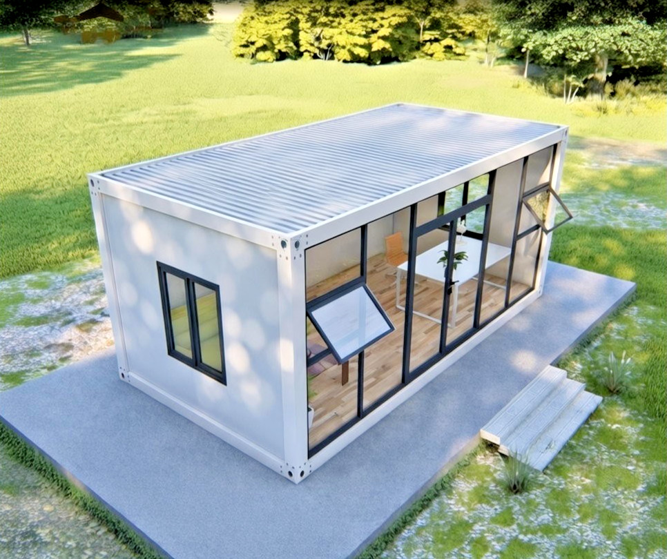 Special 20FT Container House Pod, Custom Prefab Portable Living Backyard Office