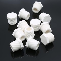 12 PCS Water Heater Drain Plug, 1/2 Inch NPT White Plastic