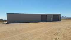 60x125x16 Steel Building Kit | Rigid Frame I-Beam | Commercial Grade