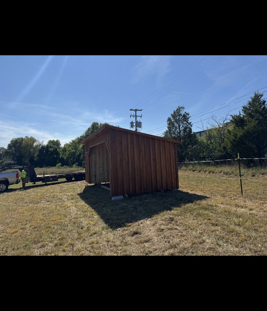 Horse Run-in – Livestock Shelter – Goat Shed – Sheep Shed 10×16