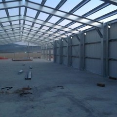 CUSTOM PREFAB KENNEL BUILDINGKITS WITH 2 DOG RUNS 30 x 100 x 10 / 2 dog runs
